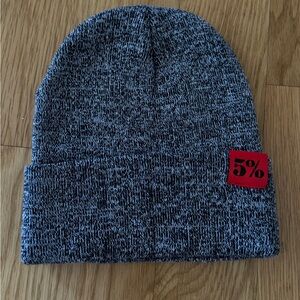 5% grey beanie
